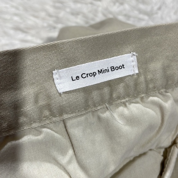 Frame Le Crop mini boot khaki pants - Picture 4 of 12